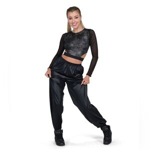 A wish come true 2 piece HipHop costume #23205 The Way I Are 90’s pants mesh top